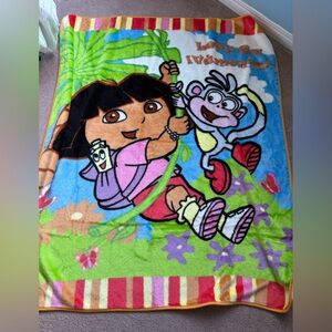 Dora The Explorer Character Blanket